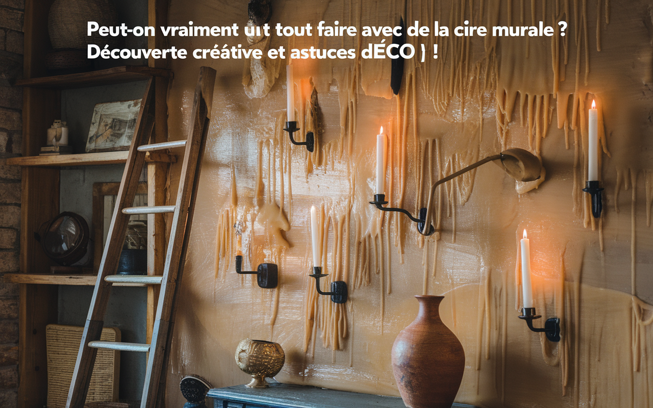 Peut-on vraiment tout faire avec de la cire murale ? Découverte créative et astuces déco !