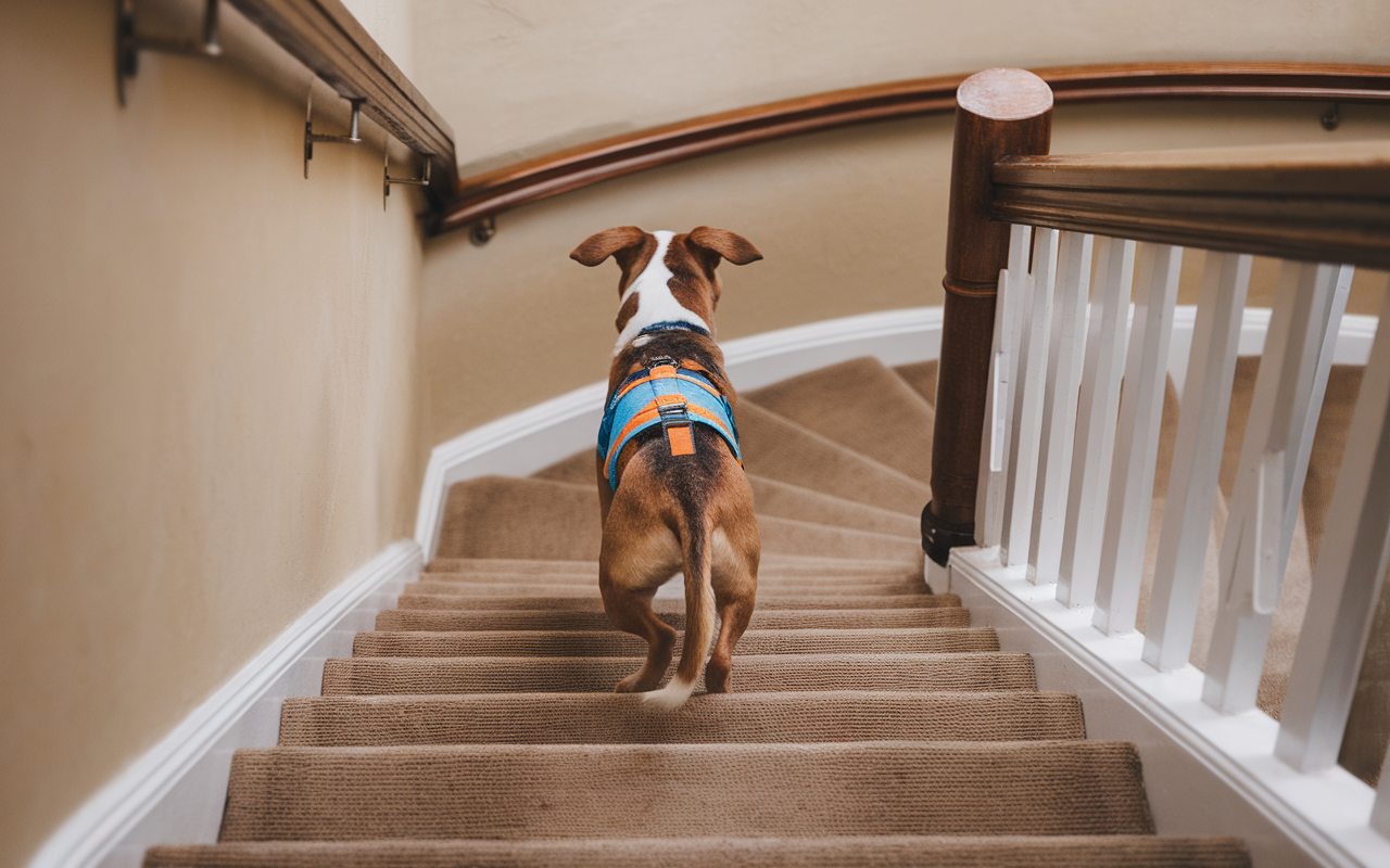Faciliter la vie avec l'escalier pour chien âgé : confort et sécurité