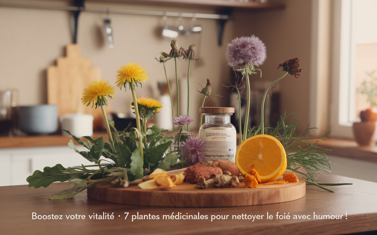 Boostez votre vitalité : 7 plantes médicinales pour nettoyer le foie avec humour !