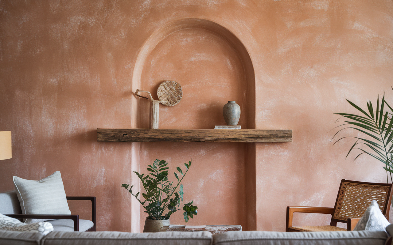 La magie de l'enduit terracotta : une touche chaleureuse en 2026