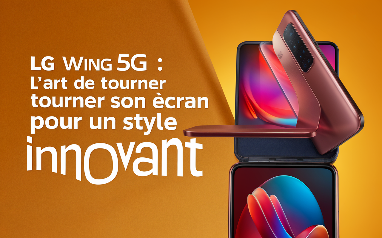 Lg Wing 5G : l'art de tourner son écran pour un style innovant