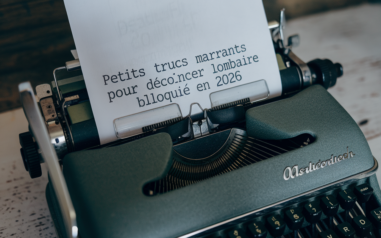 Petits trucs marrants pour décoincer lombaire bloqué en 2026