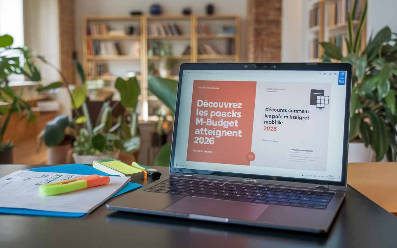Découvrez comment les packs m-budget mobile atteignent 2026